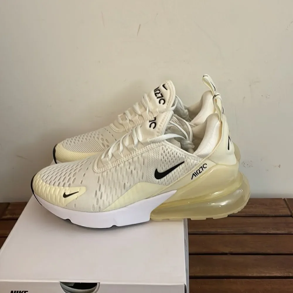 Nike Air Max 270 Sail/Coconut Milk USA Women Size 7.5/UK 5/EU 38.5(AH6789-124)